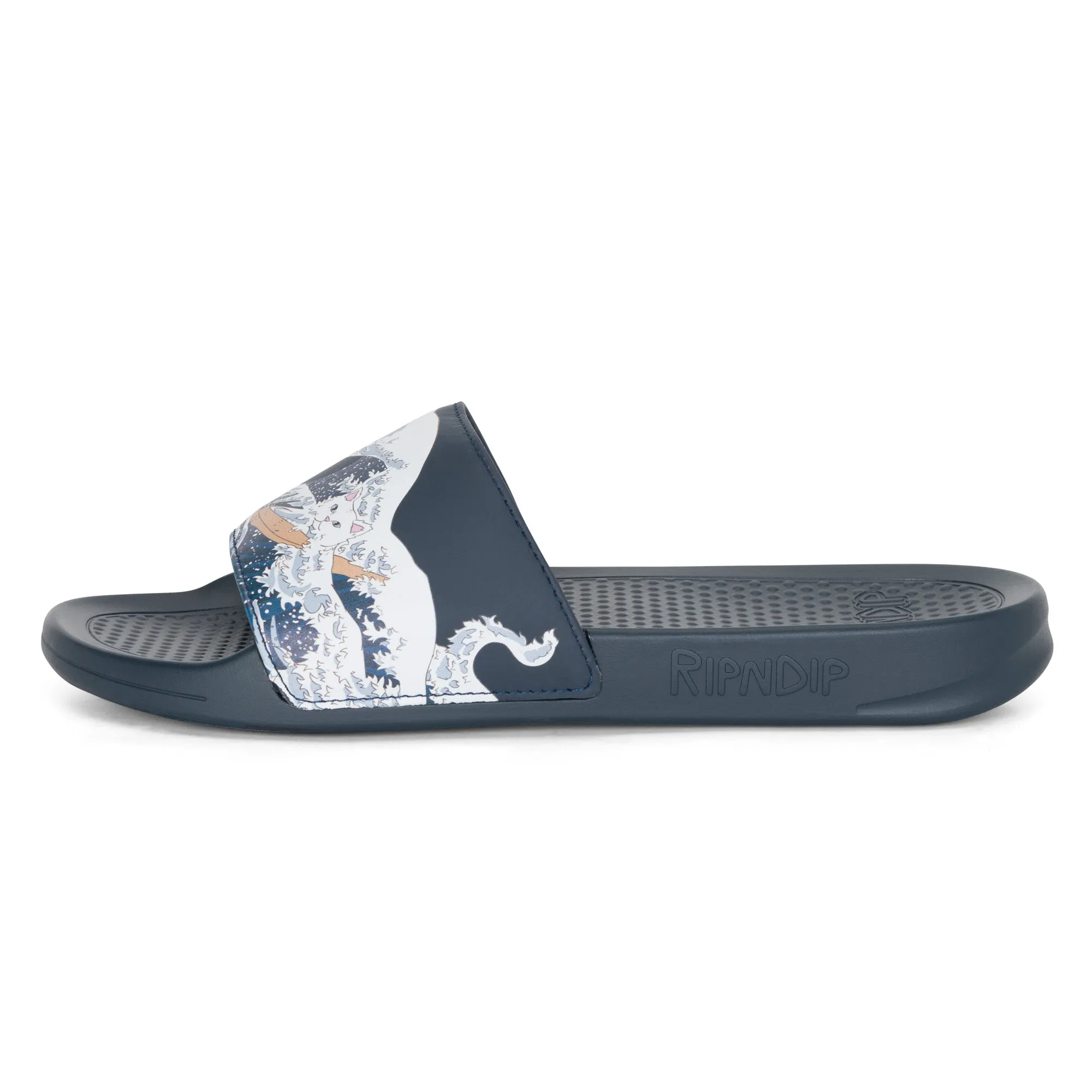 Great Wave Slides (Navy)