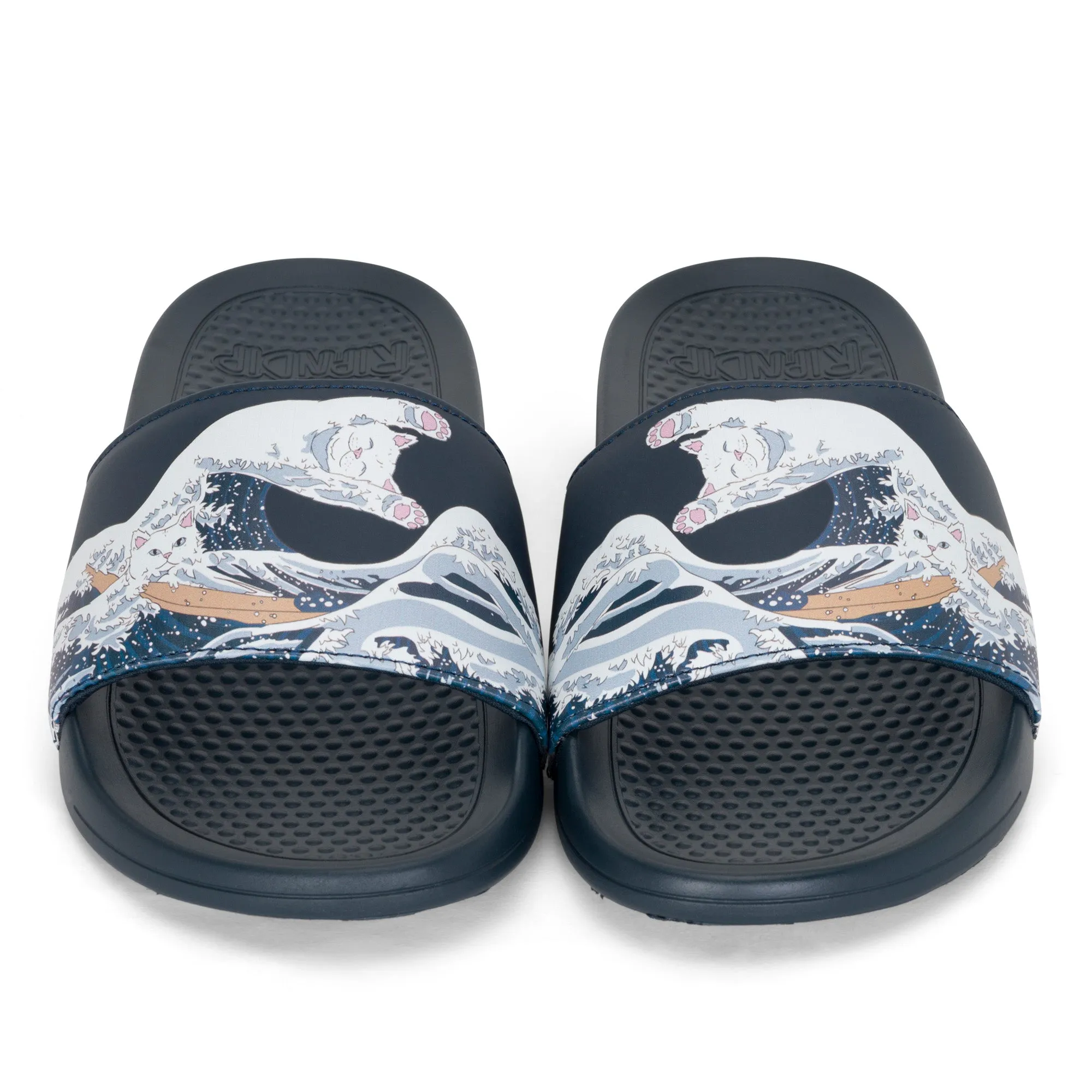 Great Wave Slides (Navy)