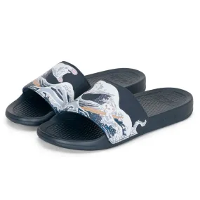 Great Wave Slides (Navy)