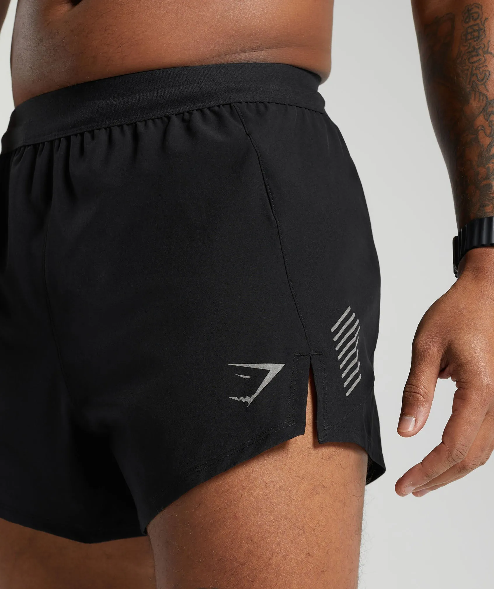 Gymshark Apex Run 5" Shorts - Black