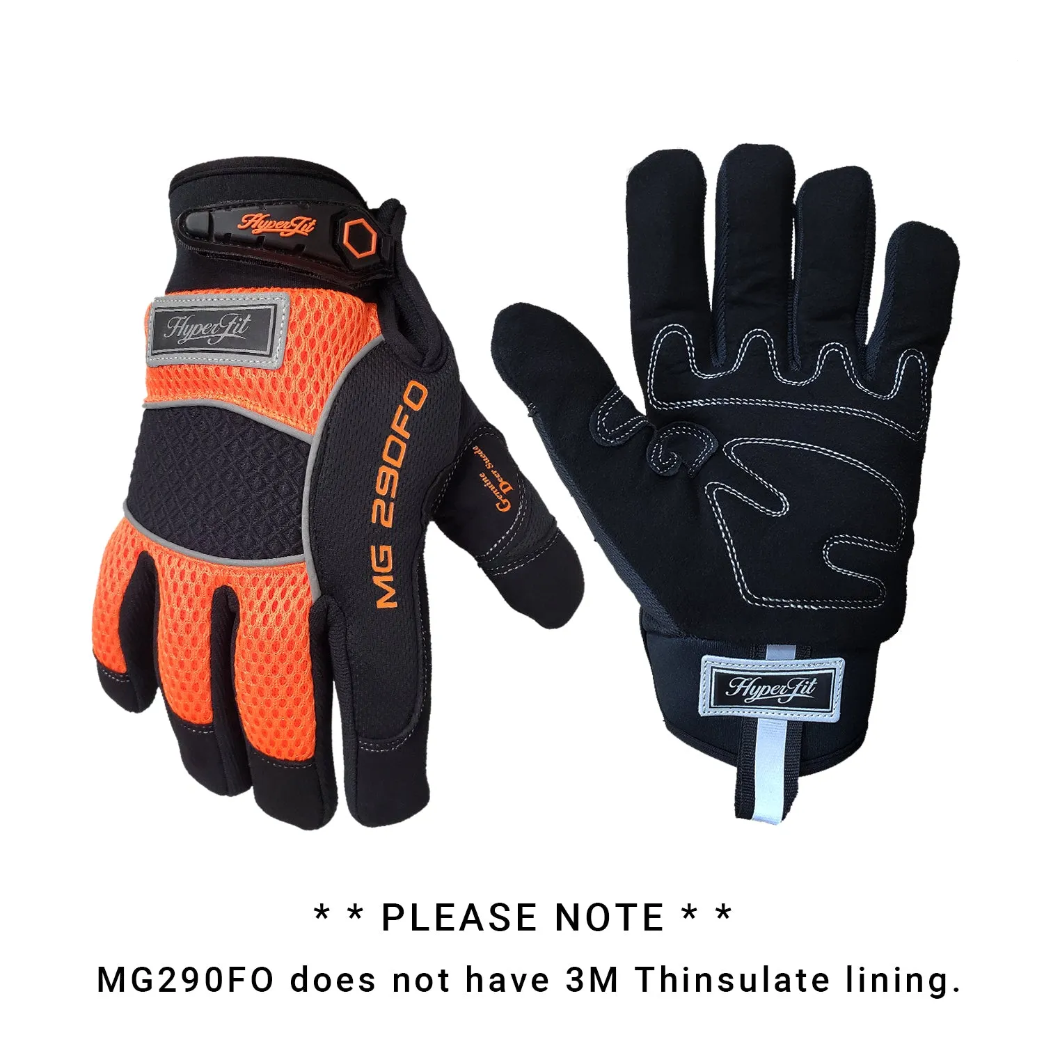 HYPERFIT- Industrial Warmth Gloves ORANGE