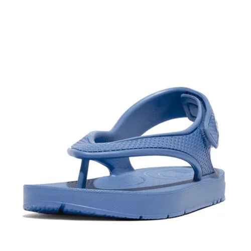 Kids iQuishion Backstrap Flip-Flop in Rocket-Blue CLOSEOUTS