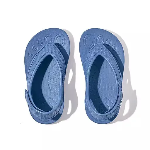 Kids iQuishion Backstrap Flip-Flop in Rocket-Blue CLOSEOUTS