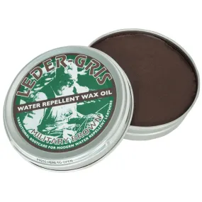 Leder Gris Water Repellent wax Military Brown 80g