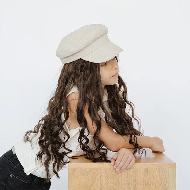 Linen Newsboy Cap Kids