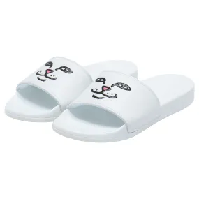 Lord Nermal Face Slides (White)