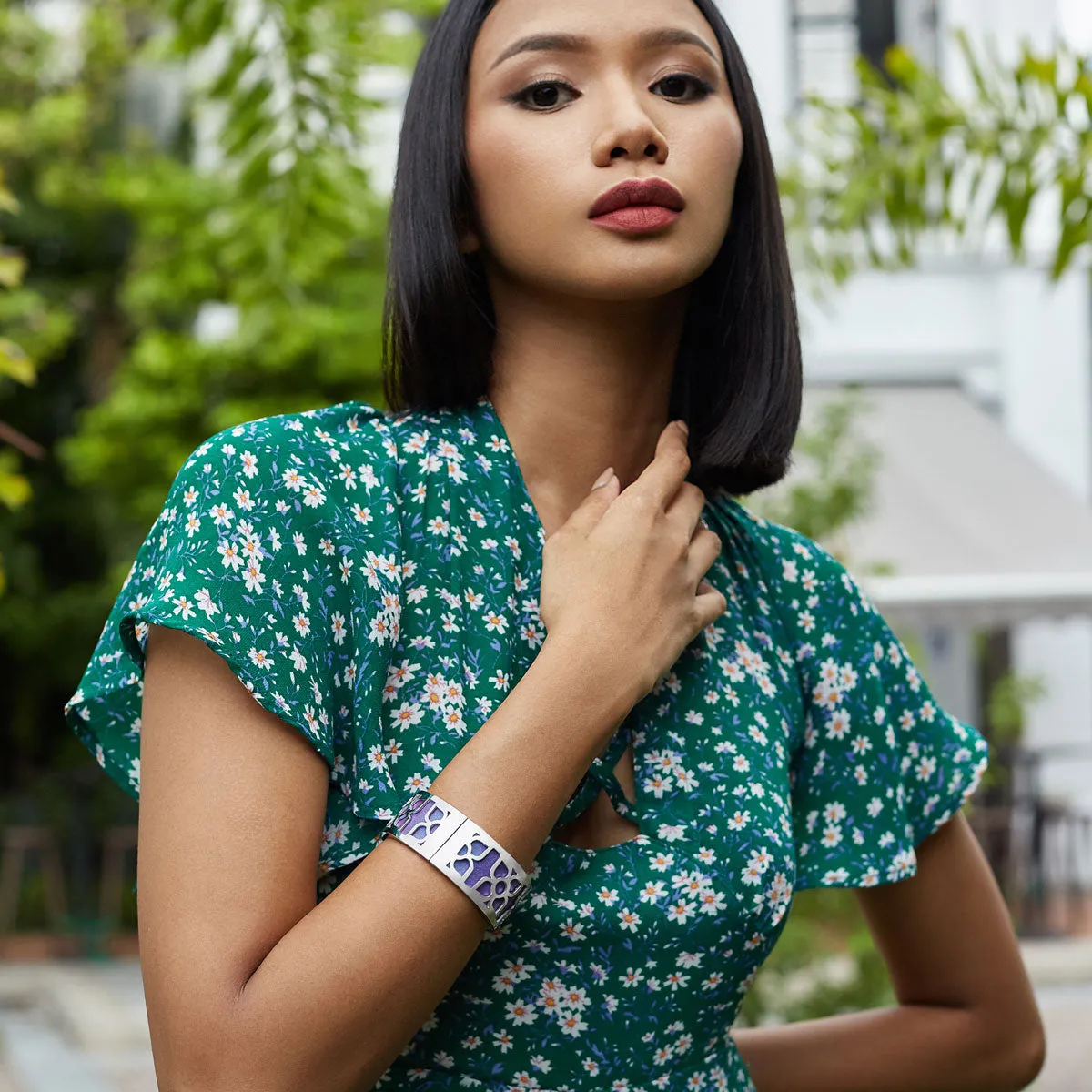 Lotus Bangle - Pineapple Yellow