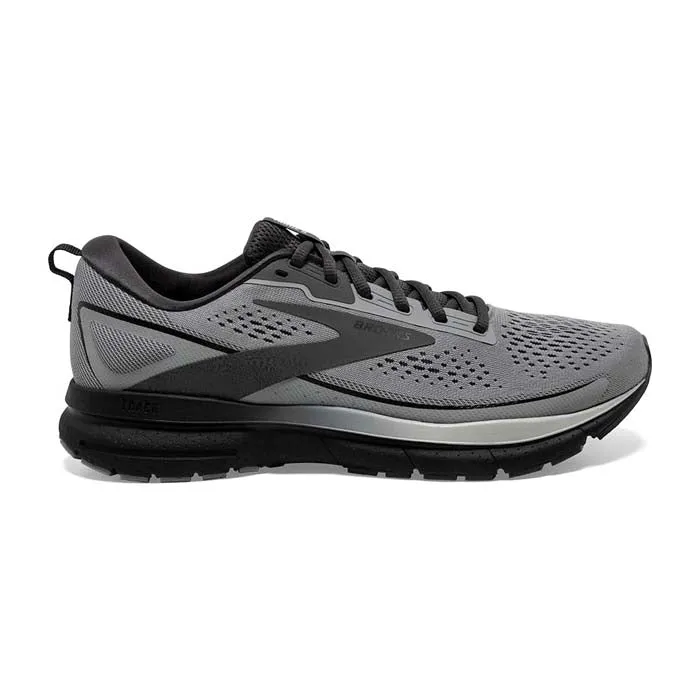 Mens Brooks Running Trace 3 in Grey/Black/Ebony