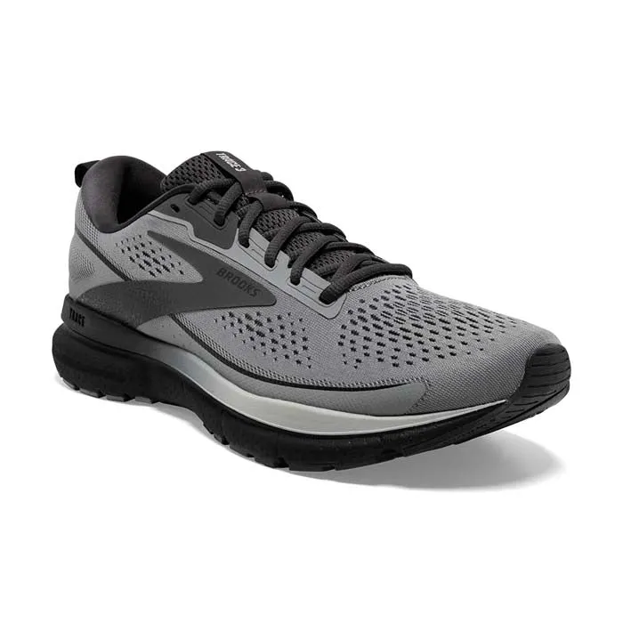 Mens Brooks Running Trace 3 in Grey/Black/Ebony