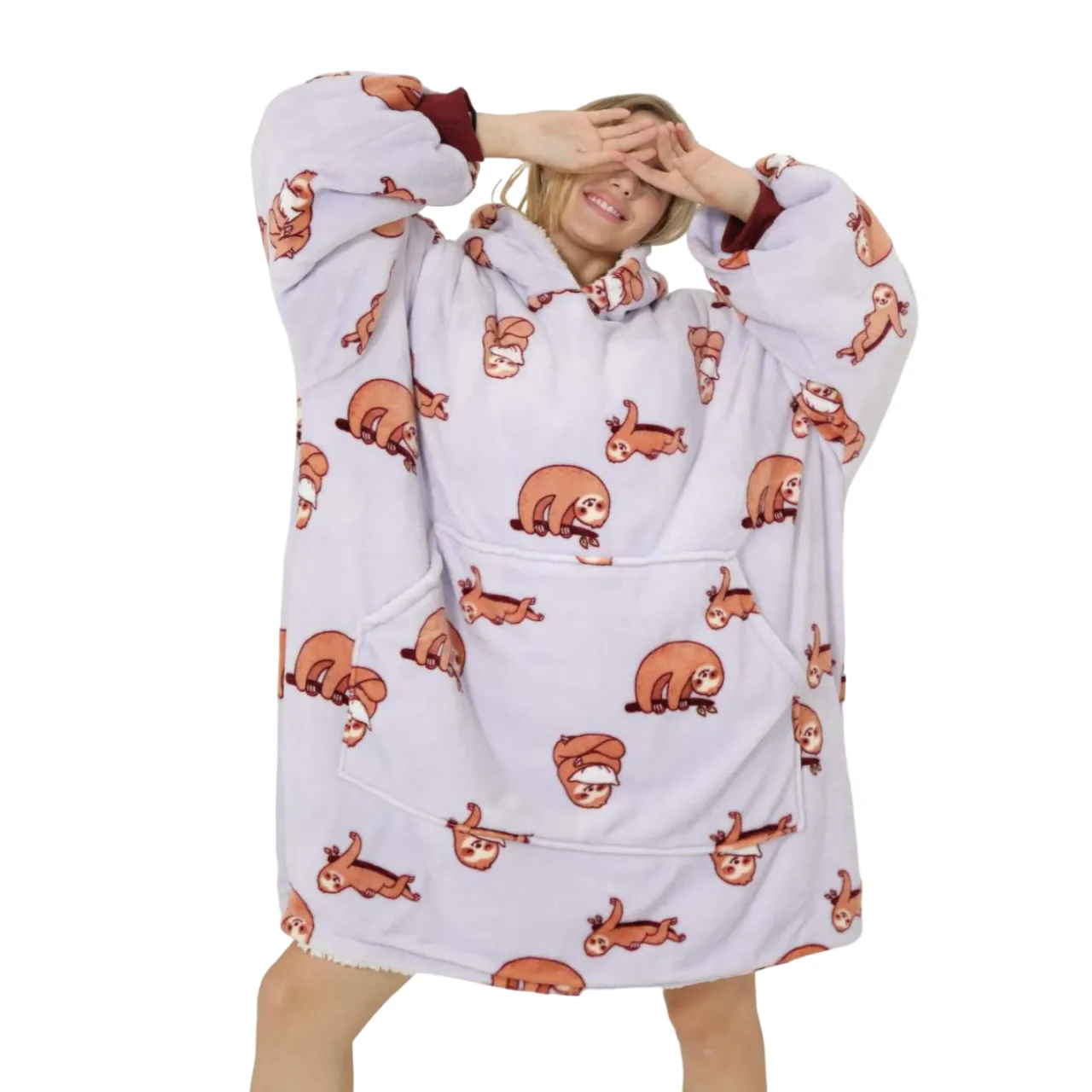 My Snuggy - Adult Sloth Hoodie Blanket