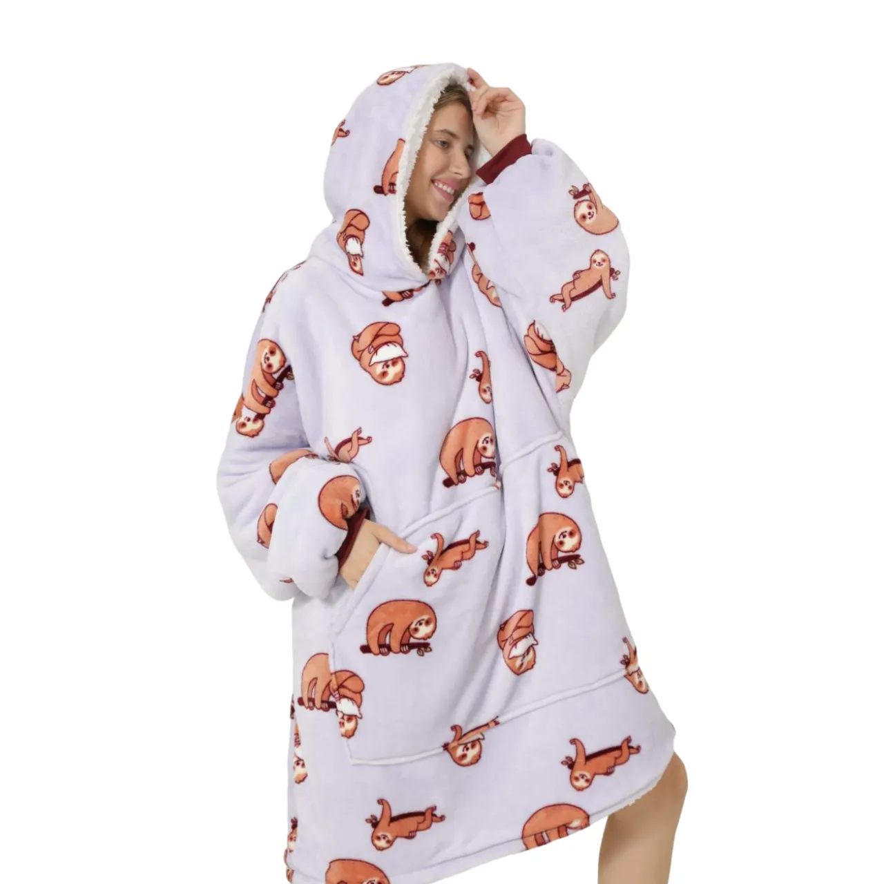 My Snuggy - Adult Sloth Hoodie Blanket