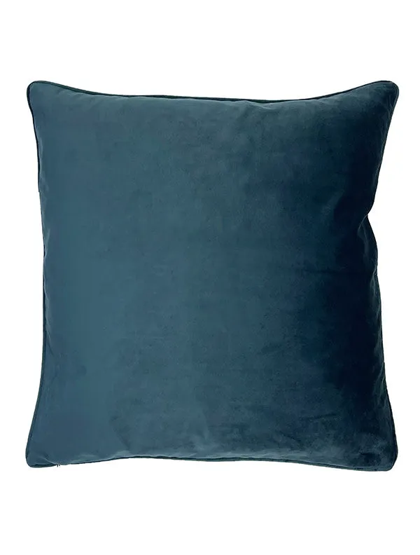 Navy Blue Velvet Cushion