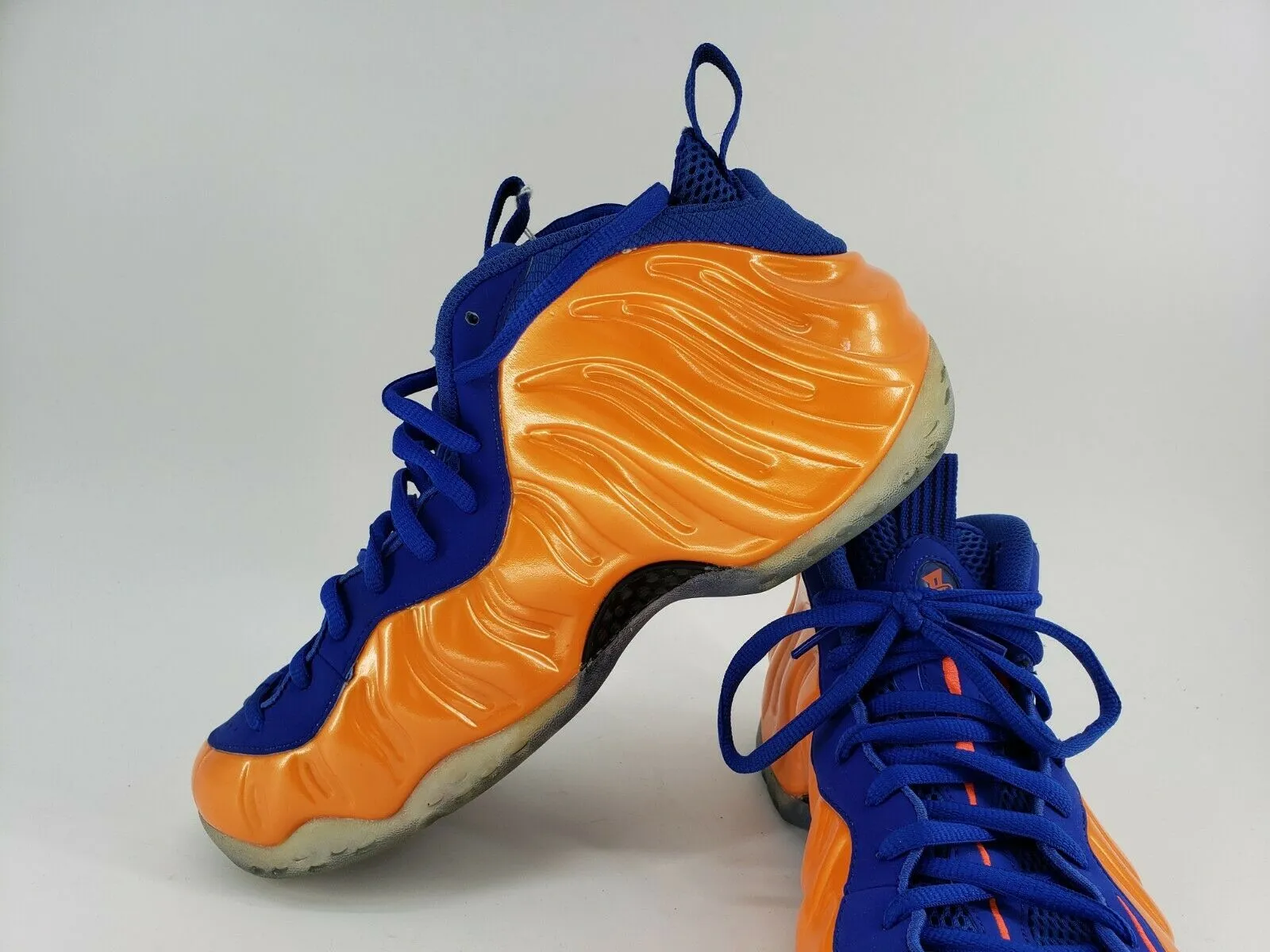 Nike Air Foamposite One 'Knicks' | Orange Blue | Sz 9.5 US, 43 EUR | 314996-801