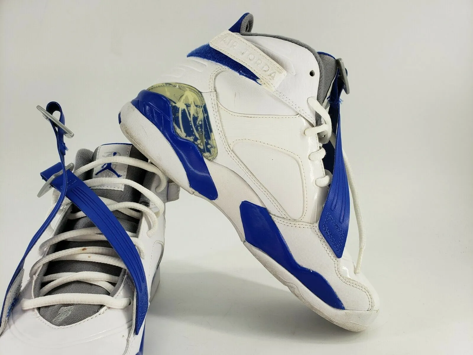 Nike Air Jordan 8 Retro Royals Youth Size 5.5Y Royal Blue White Gray 467808-102