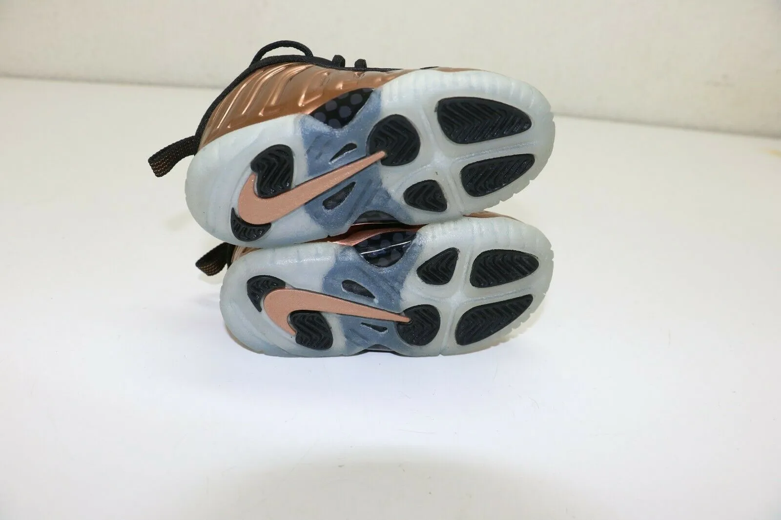 Nike Air Little Posite One TD Metallic Copper Black 723947-004 Toddler Size 6C