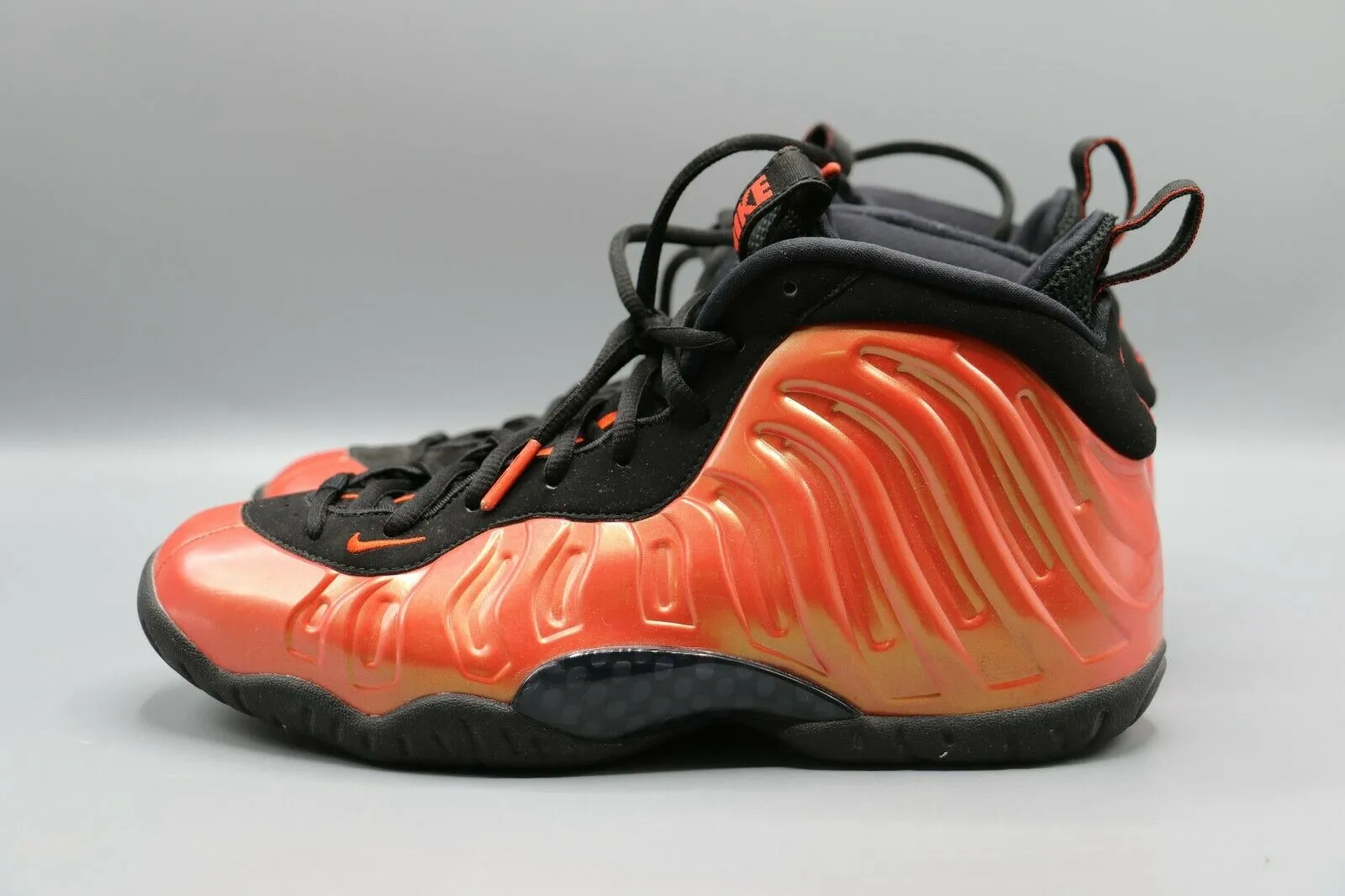 NIKE LITTLE POSITE FOAMPOSITE ONE US Size Y HABANERO 644791-600 Orange