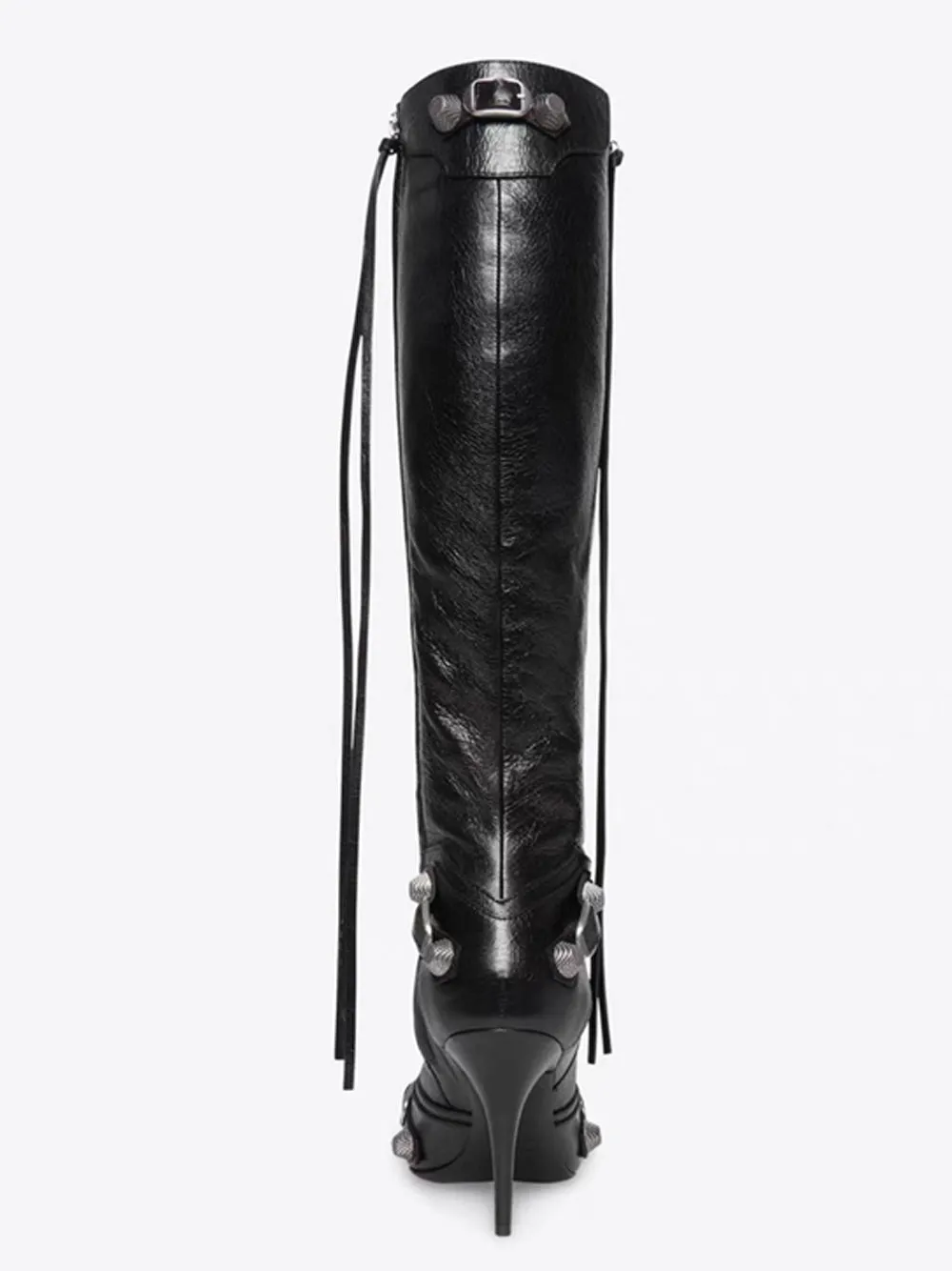 Pointed Toe Mid-Calf Boots