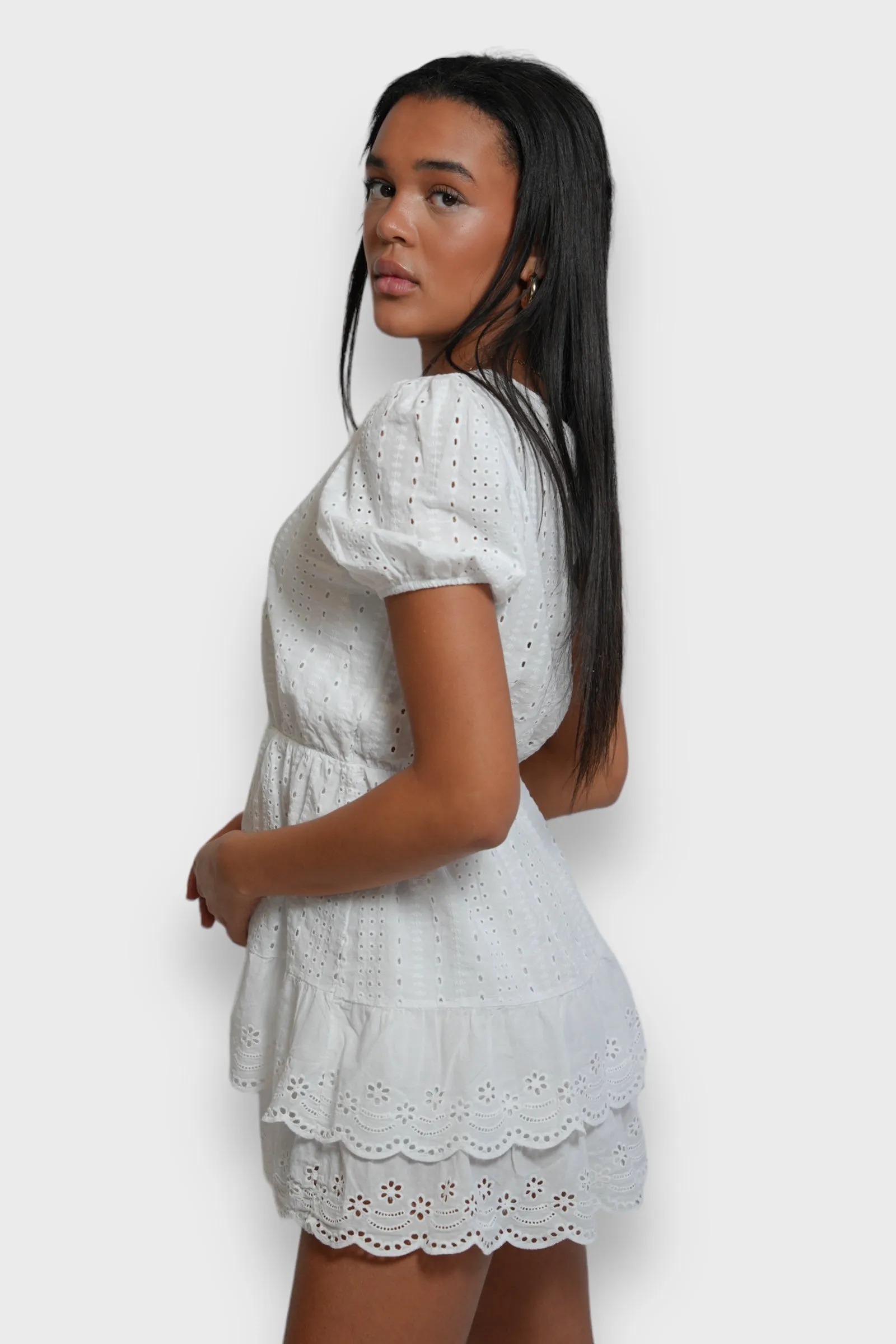 "Monaco" dress white