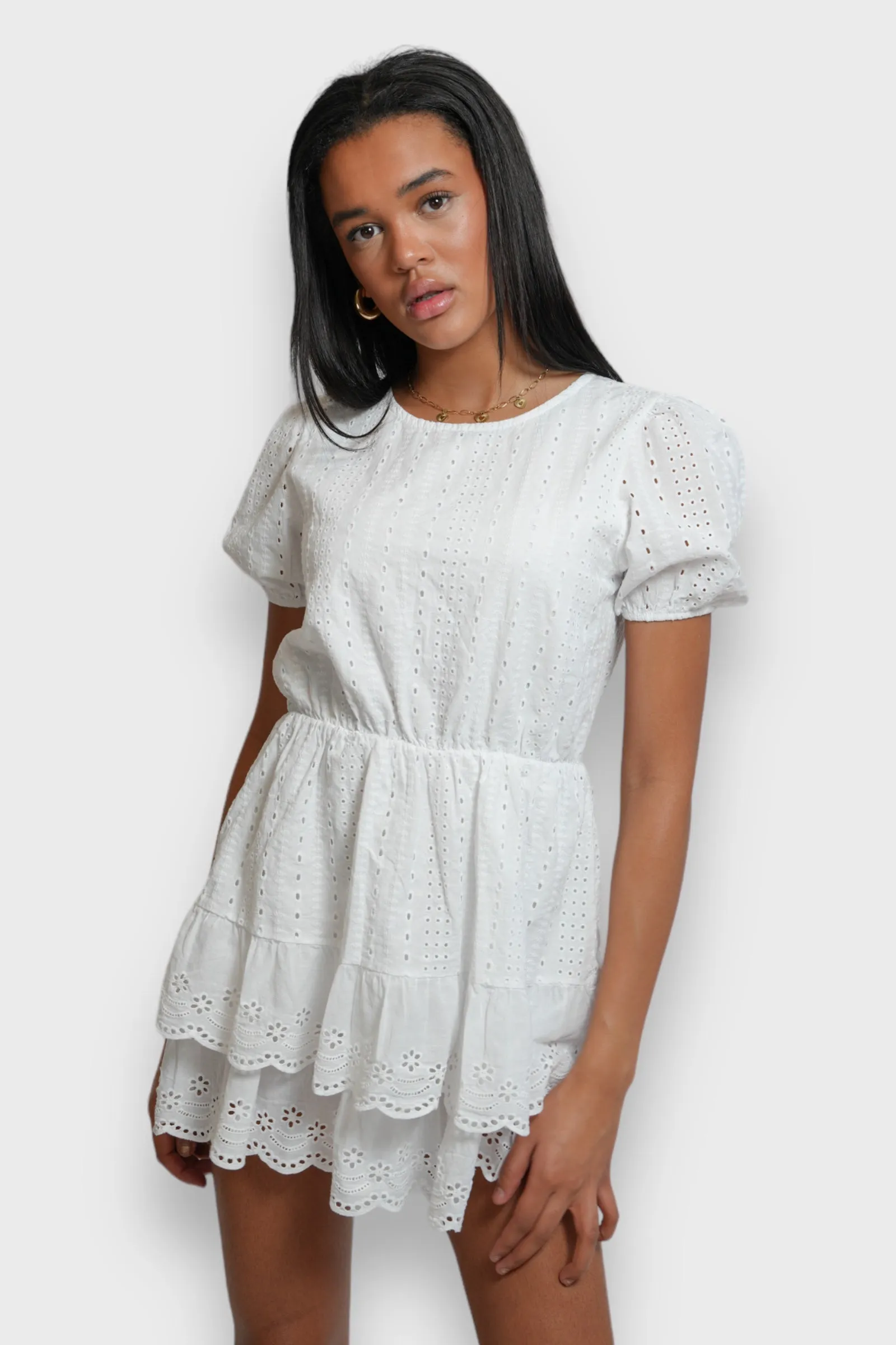 "Monaco" dress white