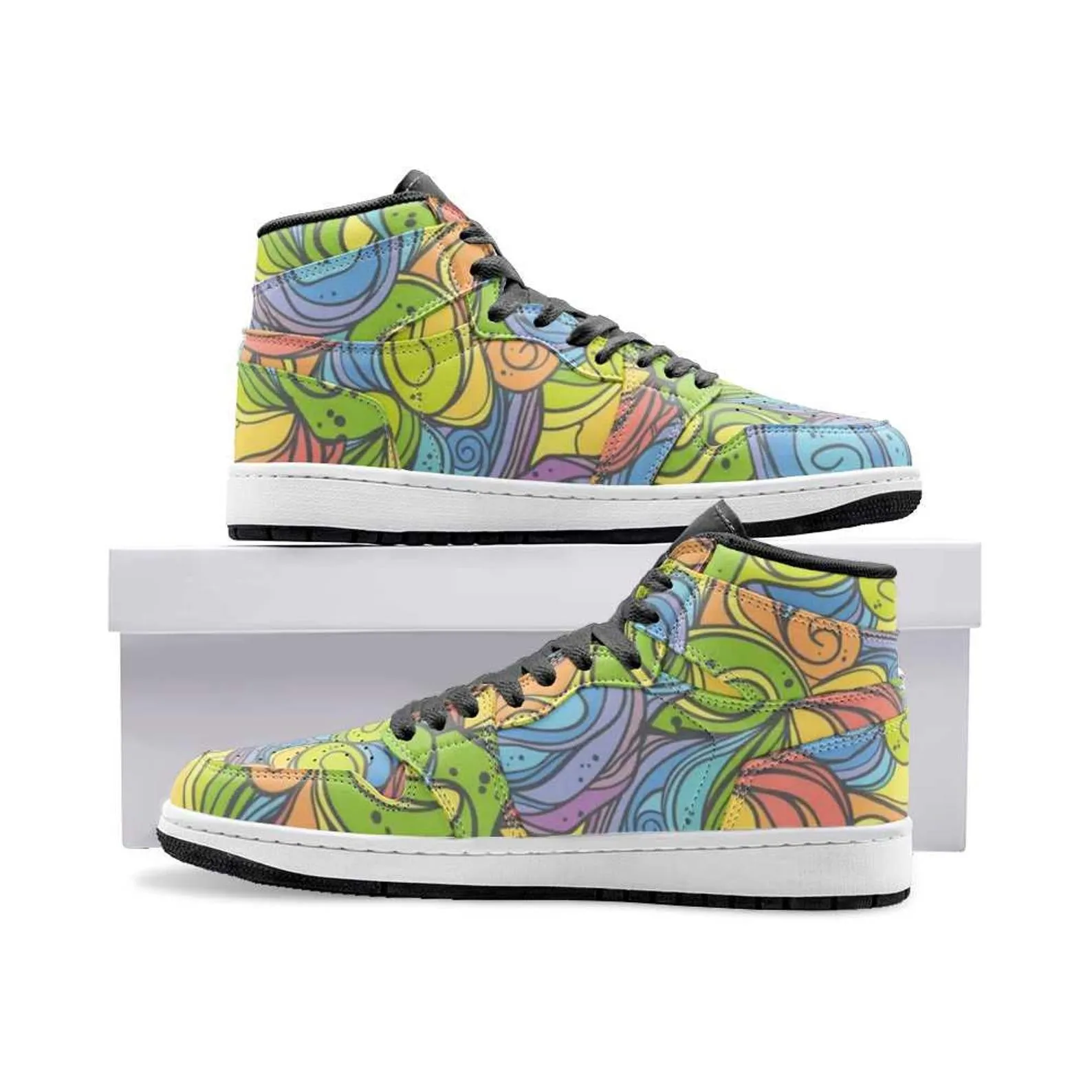 Rainbow Swirl - Unisex Sneaker TR