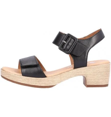 REMONTE JERILYN 52 PLATFORM SANDAL BLACK