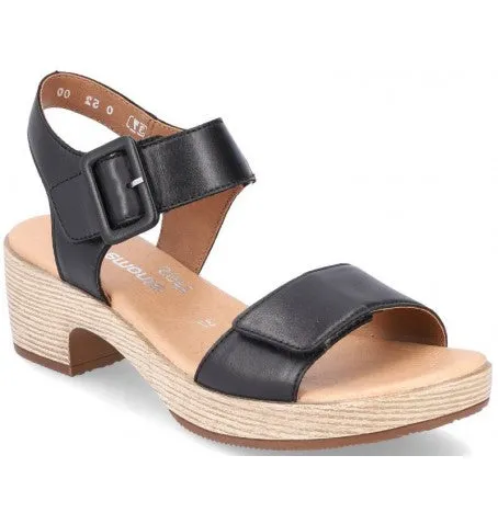 REMONTE JERILYN 52 PLATFORM SANDAL BLACK