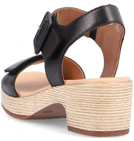 REMONTE JERILYN 52 PLATFORM SANDAL BLACK