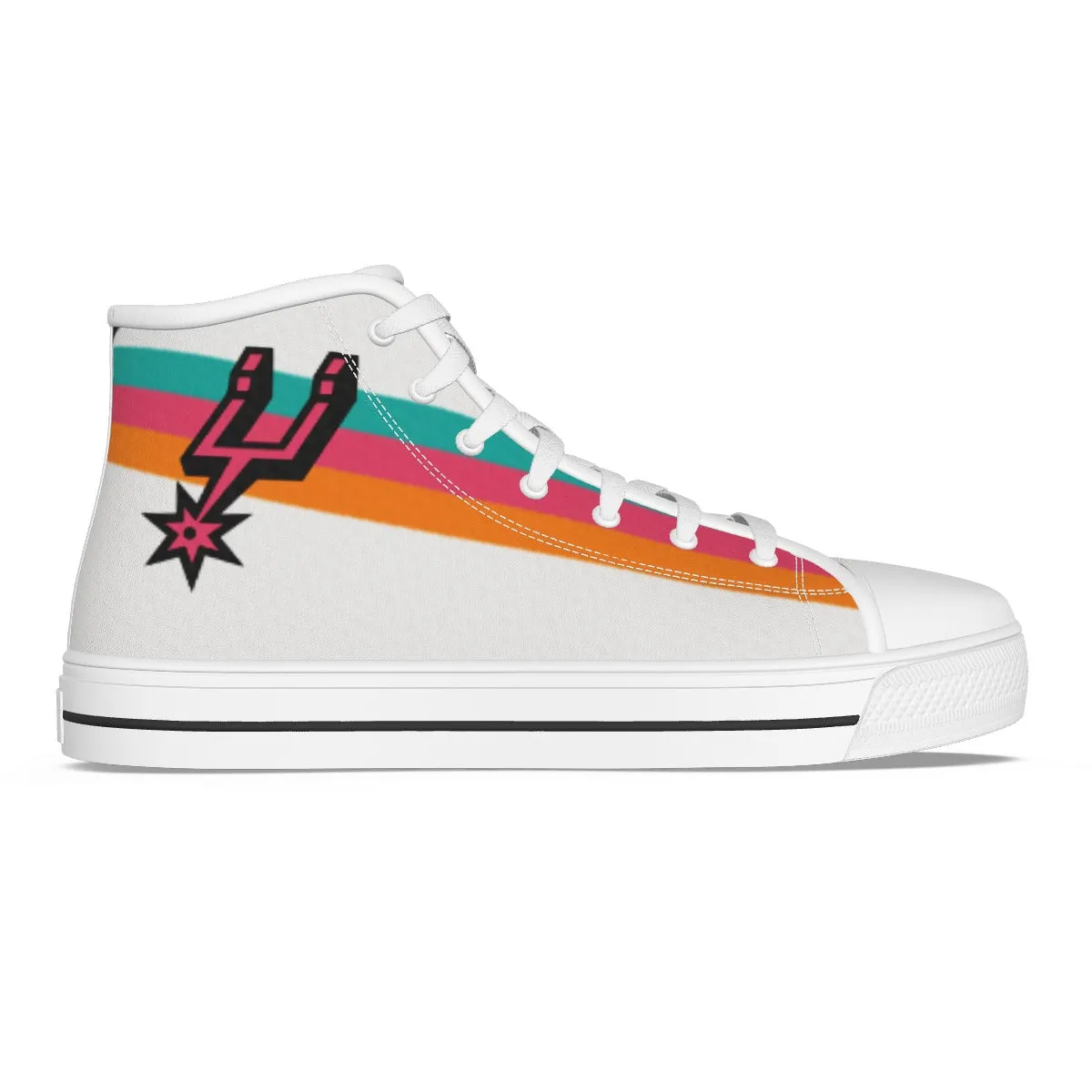 San Antonio Basketball Canvas Shoes