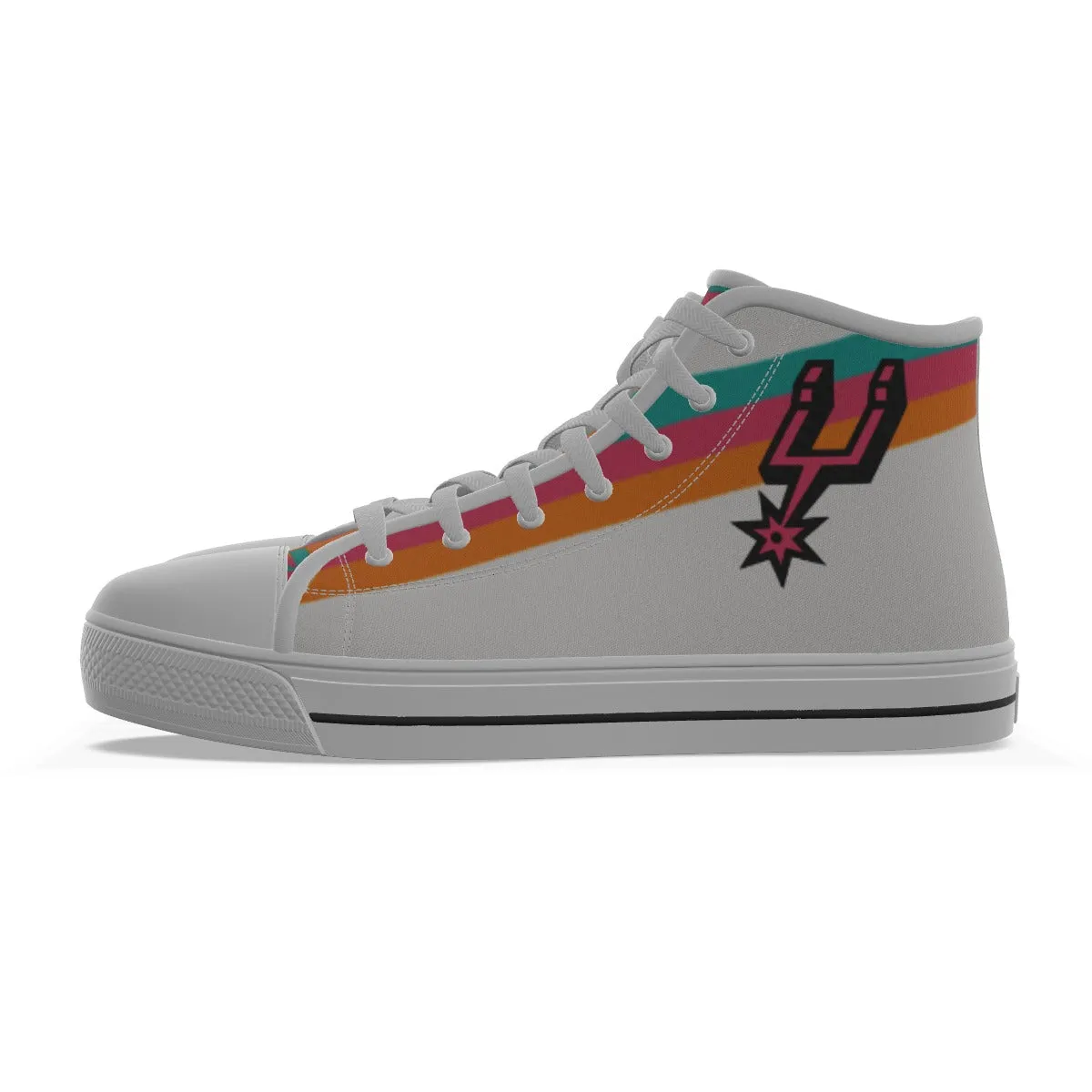 San Antonio Basketball Canvas Shoes