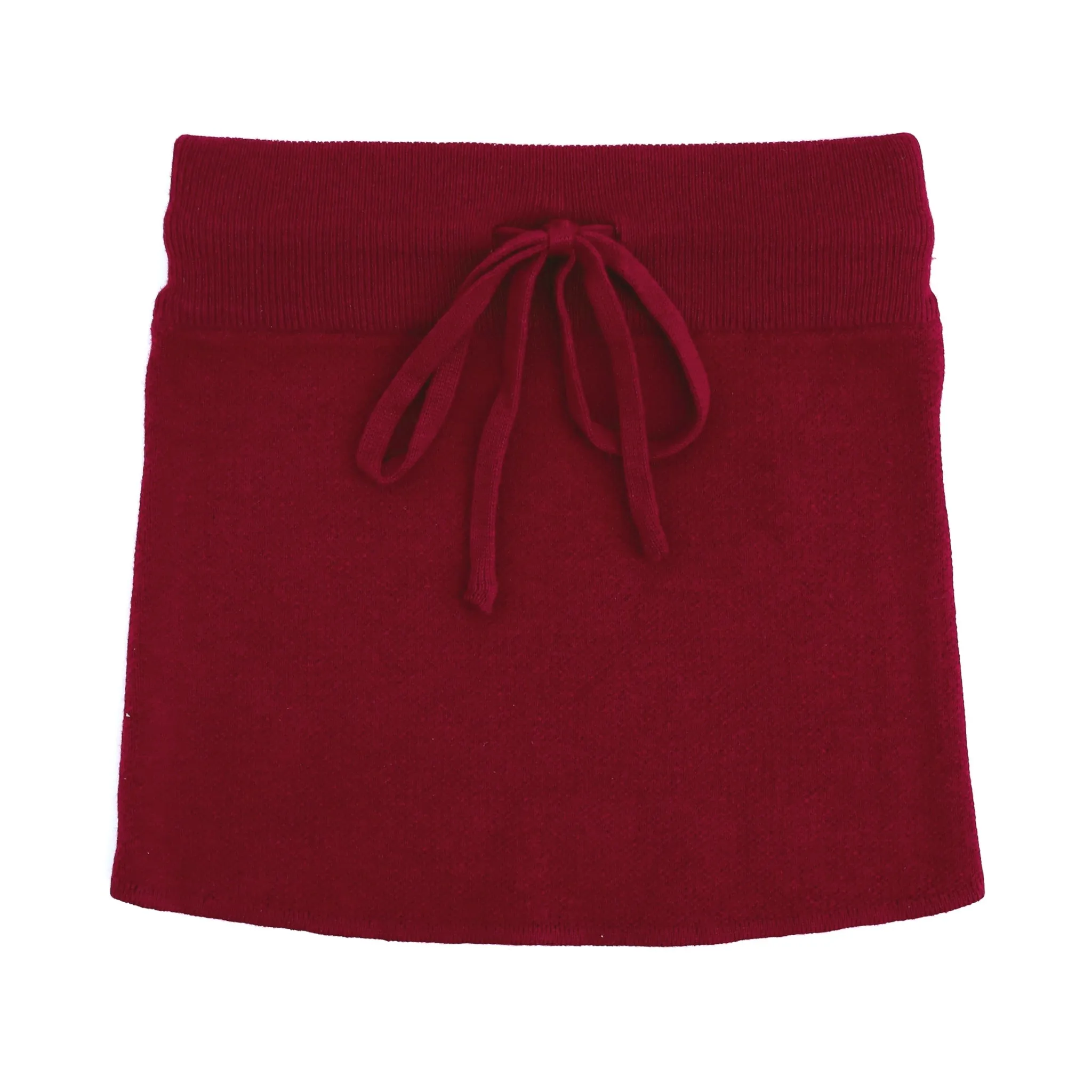 Sweater Skirt - Crimson