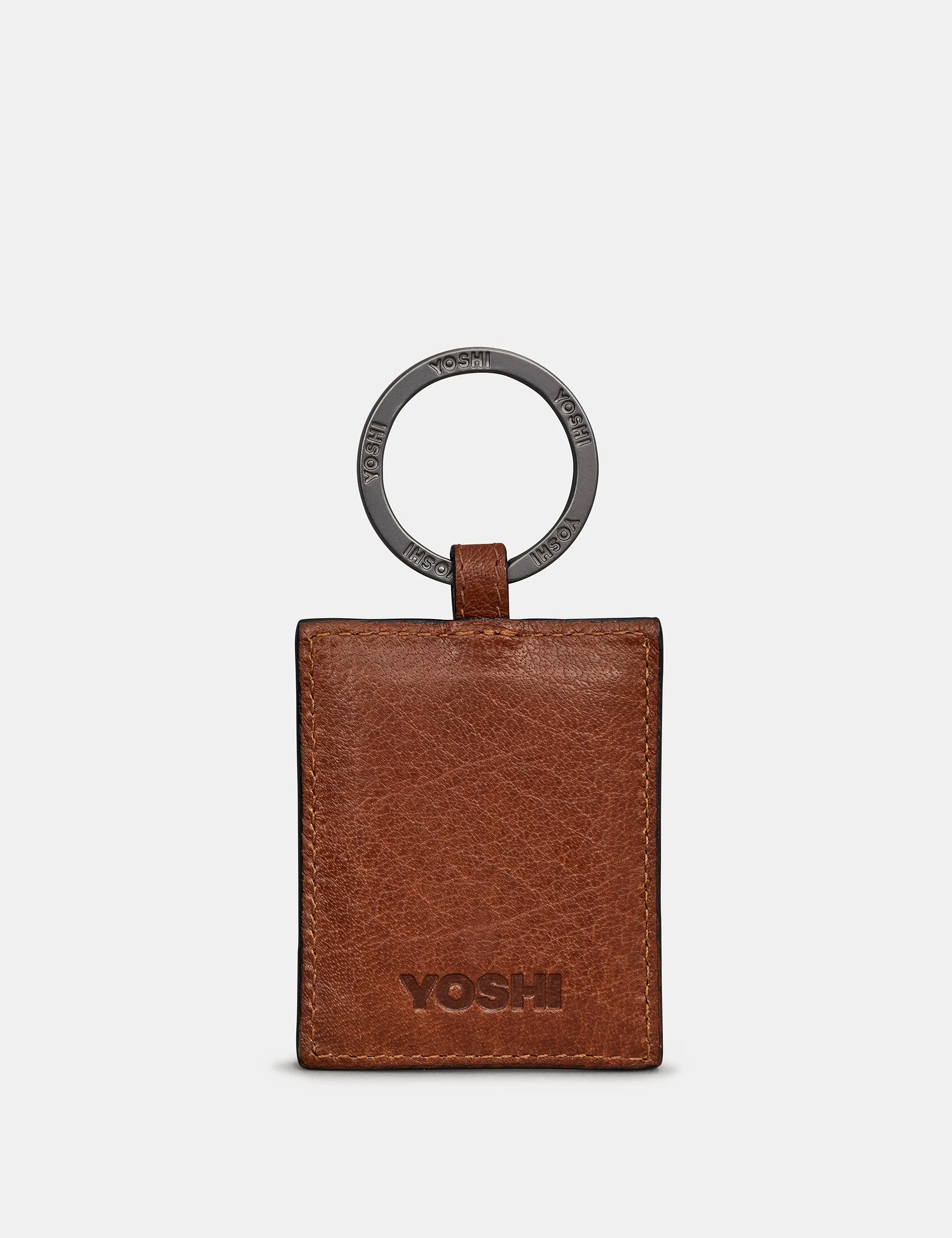 Tea and Biscuits Leather Keyring