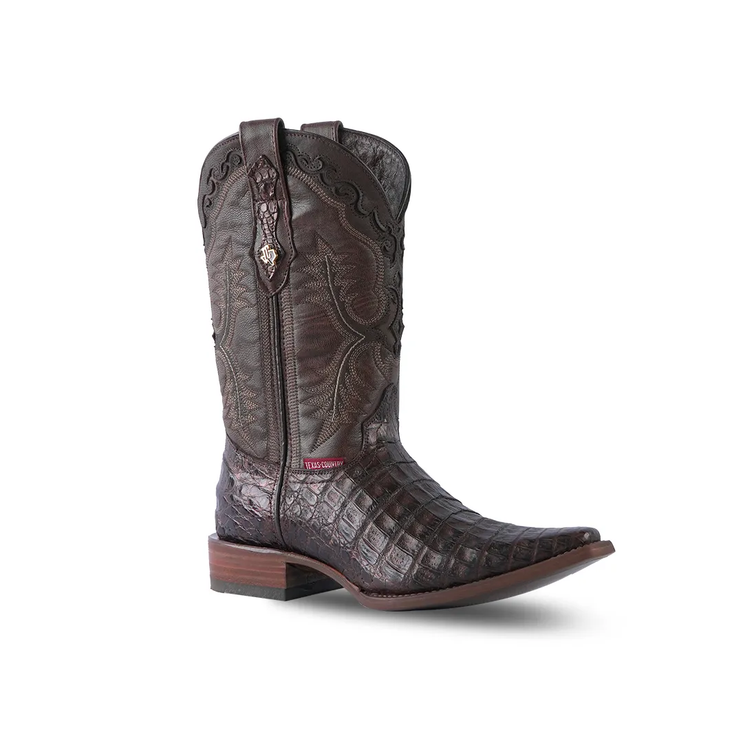 Texas Country Exotic Boot Lomo Caiman Paris Verzy Toe LM150