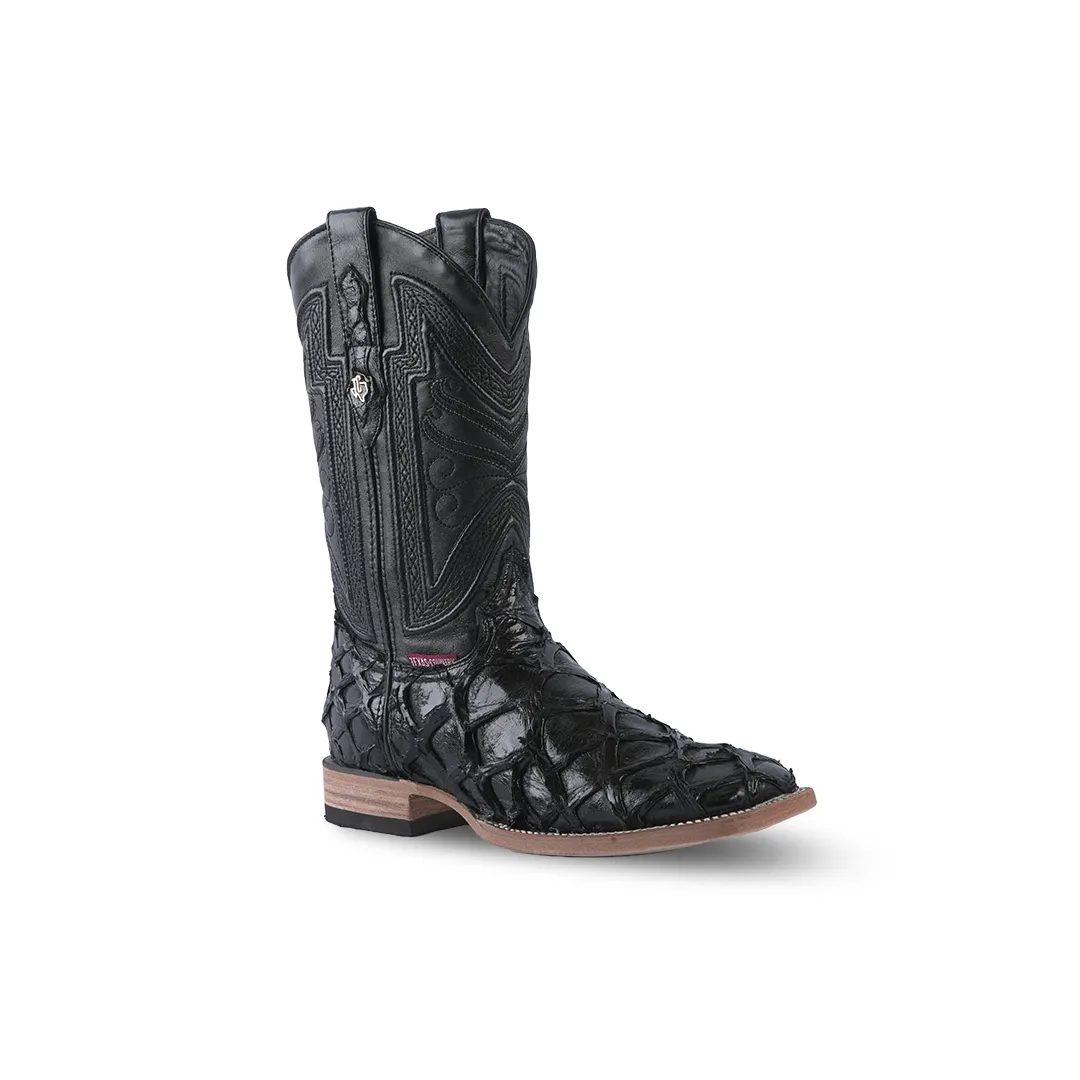 Texas Country Exotic Boot Pez Black PZ60