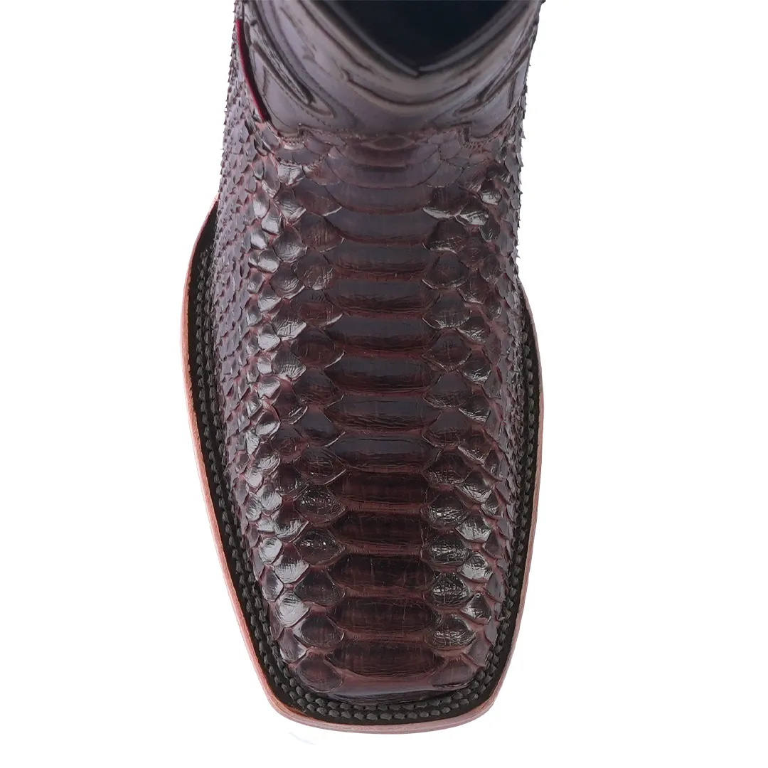 Texas Country Exotic Boot Python Cafe PN100