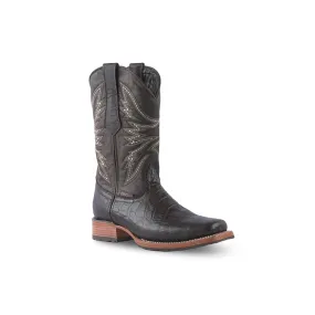 Texas Country Western Boot Flanco Coco Fango Chocolate Toe E659