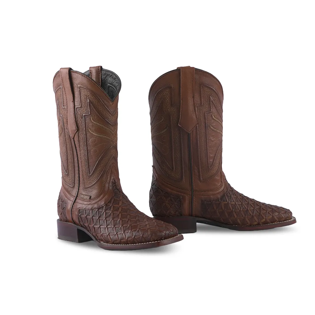 Texas Country Western Boot Mestizo Miel E621