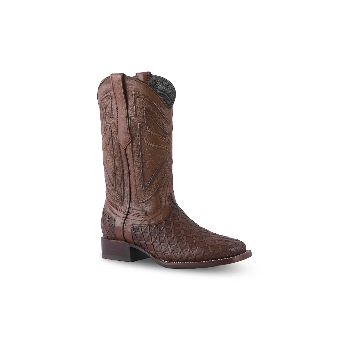 Texas Country Western Boot Mestizo Miel E621