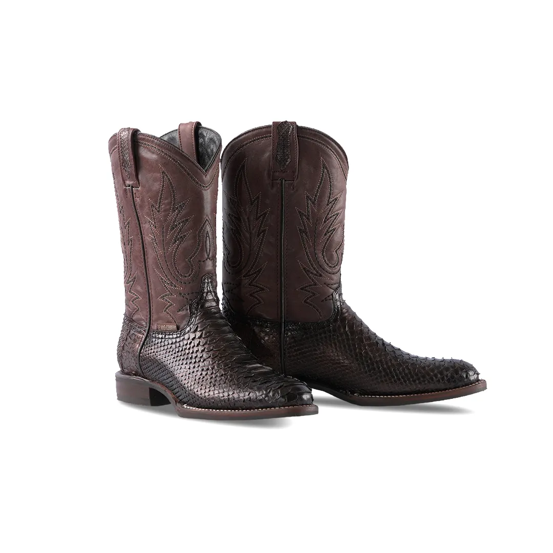 Texas Country Western Boot Python Paris E02