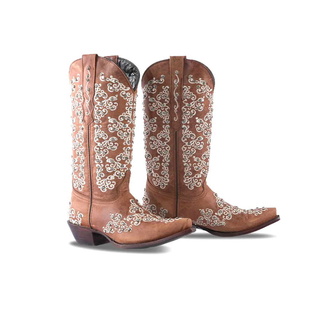 Texas Country Womens Western Boot Sierra Miel Snip Toe E364