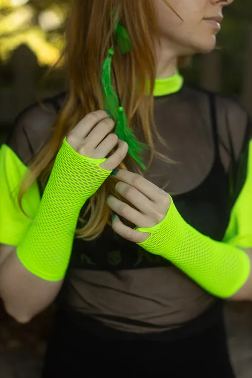 Triangle Net Arm Warmers