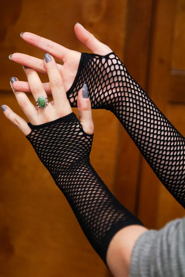 Triangle Net Arm Warmers