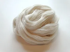 White Fingering Yarn ~ Mill Spun