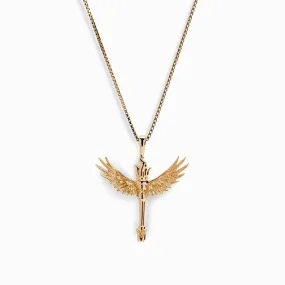 Winged Torch Necklace