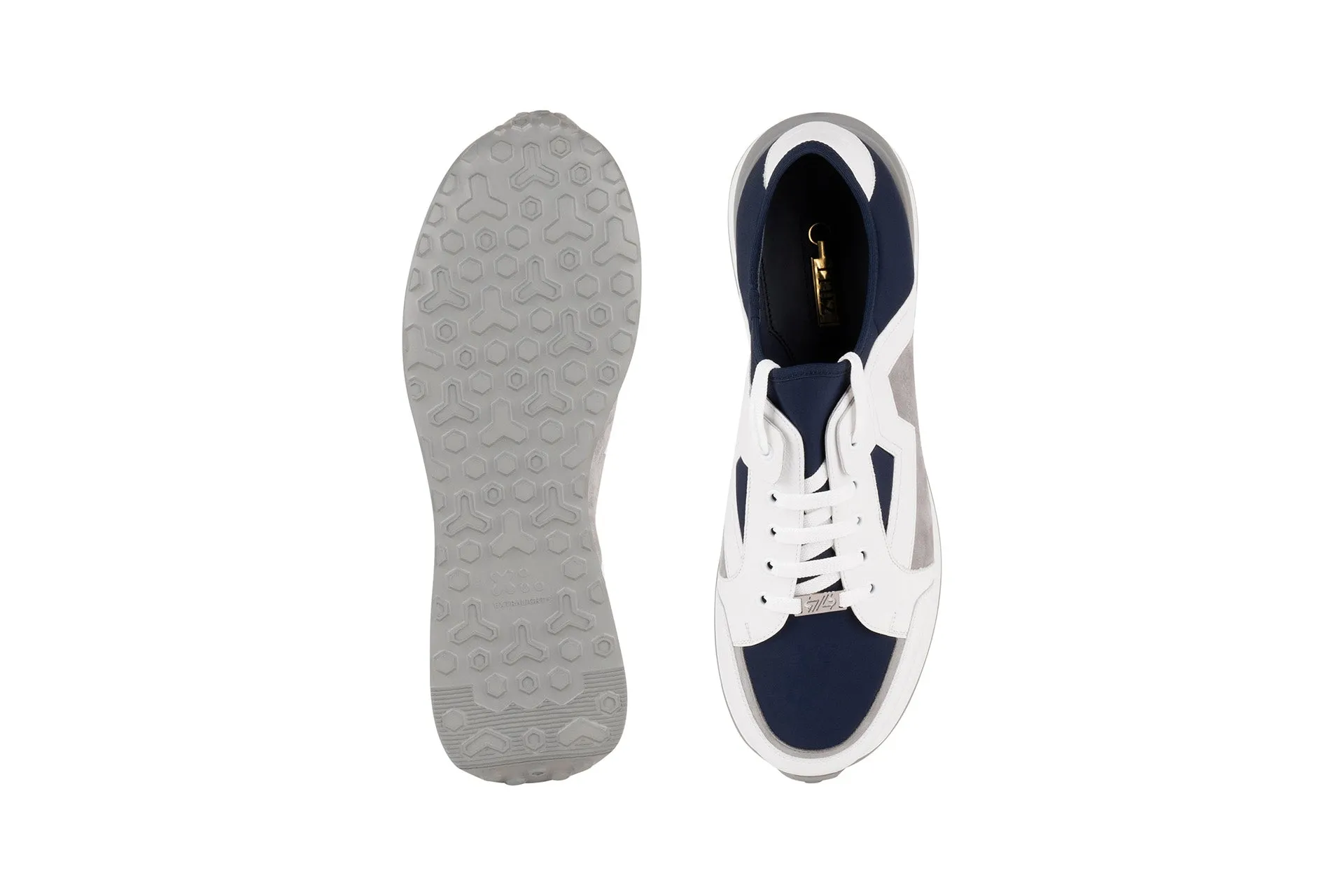 Zilli Calfskin White Sneaker with Soft Nappa Leather Lining